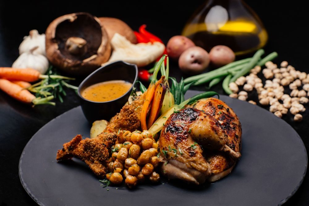 Fotografía culinaria ilustrativa de archivo